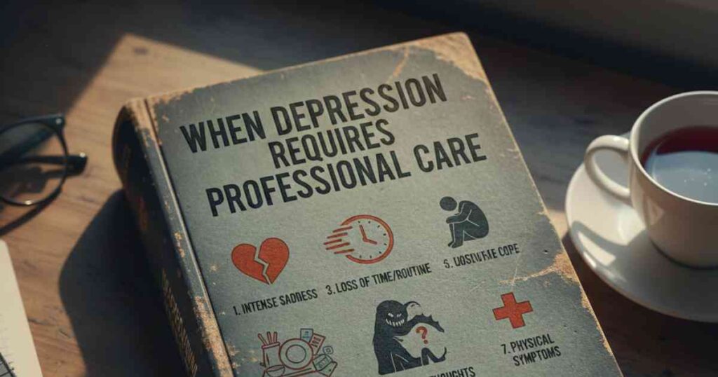 When depression requires professional care key warning signs