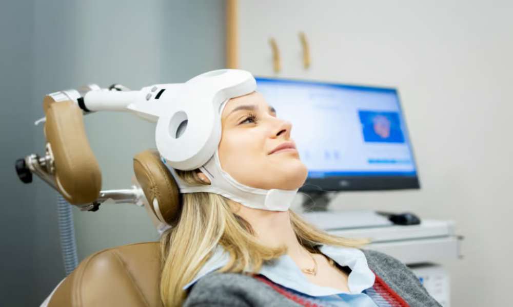 What to Expect During TMS Therapy in Orlando Sessions with modern TMS equipment