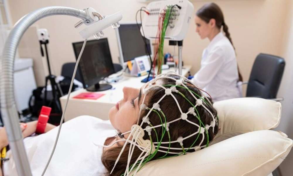 Professional mental health treatment using TMS therapy to improve emotional regulation