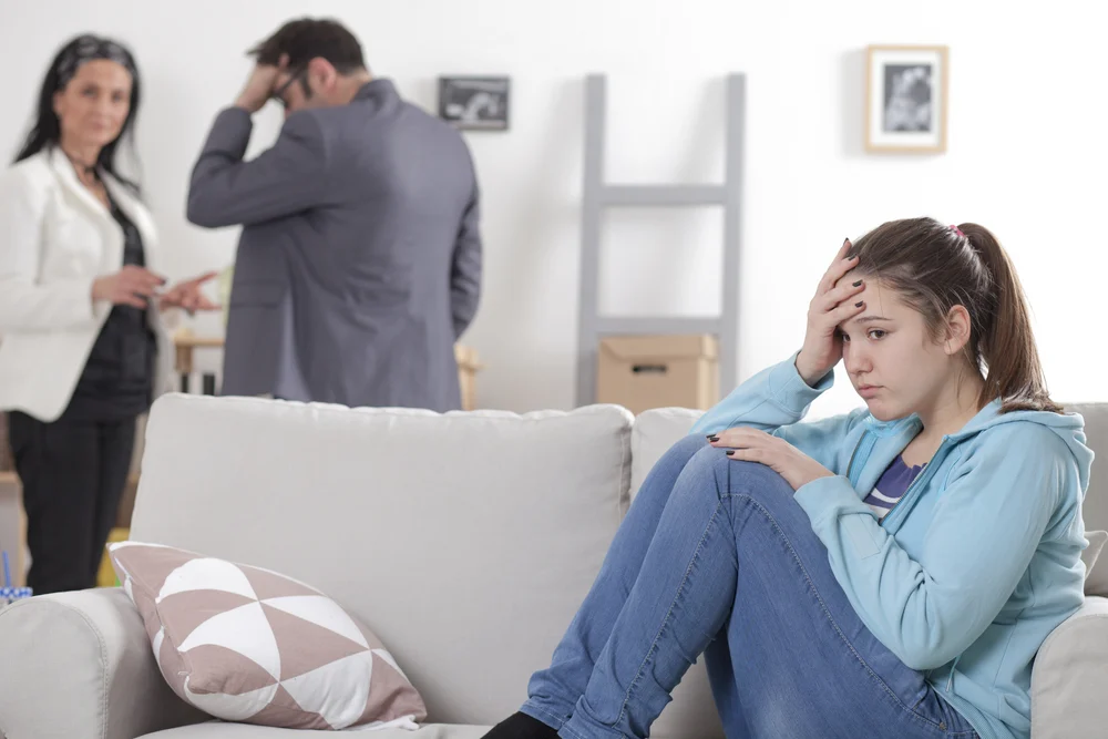 Depression affecting family relationships and communication